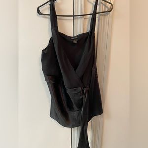 Lane Bryant black blouse size 22